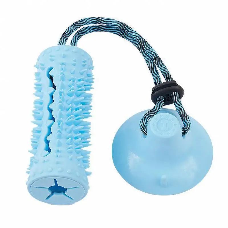 Jouets à mâcher pour chiens, balles pour mâcheurs agressifs, jouet interactif pour chiens, distributeur de friandises, jouet à tirer à ventouse pour le nettoyage des dents des chiens