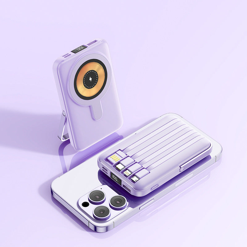 Batterie externe magnétique autonome grande capacité