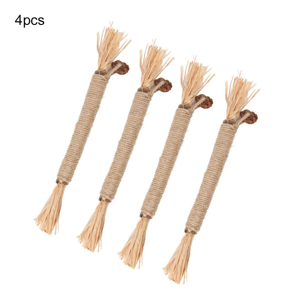 3 Pack Silvervine Sticks For Cats Cat Chew Toy For Dental Care Edible Cat Chew Sticks For Teeth Cleaning Kitty Toys For Indoor Cats
