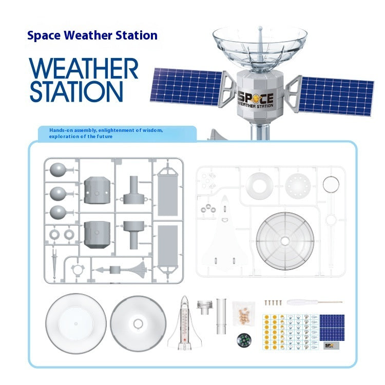 Children's Science Experiment Toy Weather Station Diy Material Suit