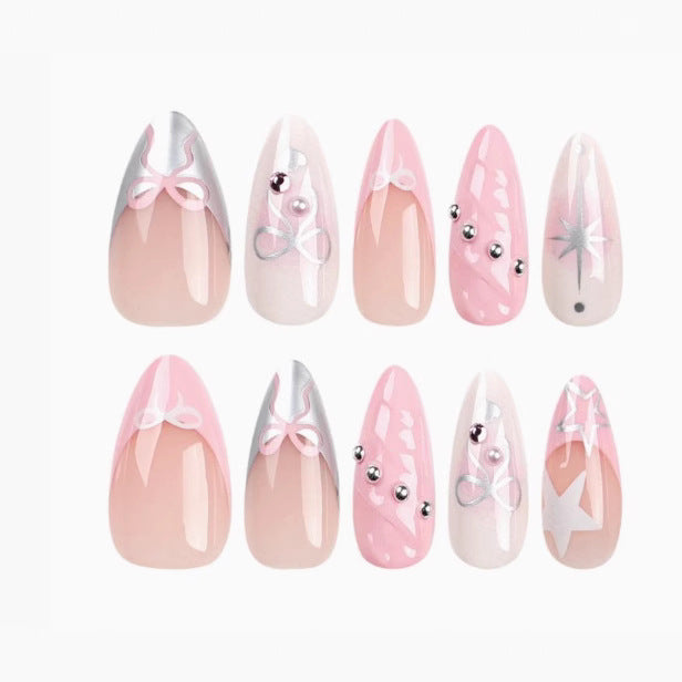 Pièce en forme d'ongle portable Ongle Nœud 3D