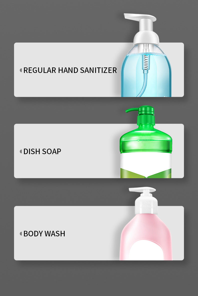 Cross-border Contactless Induction Hand Sanitizer Dispenser, Kitchen And Bathroom Automatic Intelligent Foam Soap Dispenser With Automatic Cleaning Function