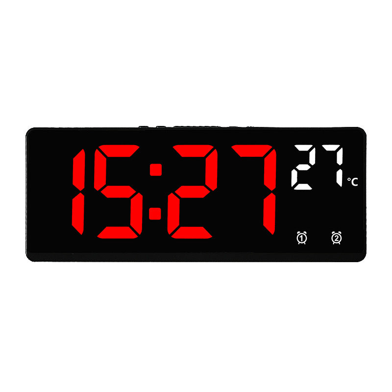 Horloge électronique multifonction créative Horloge simple grand écran Alarme multi-groupes