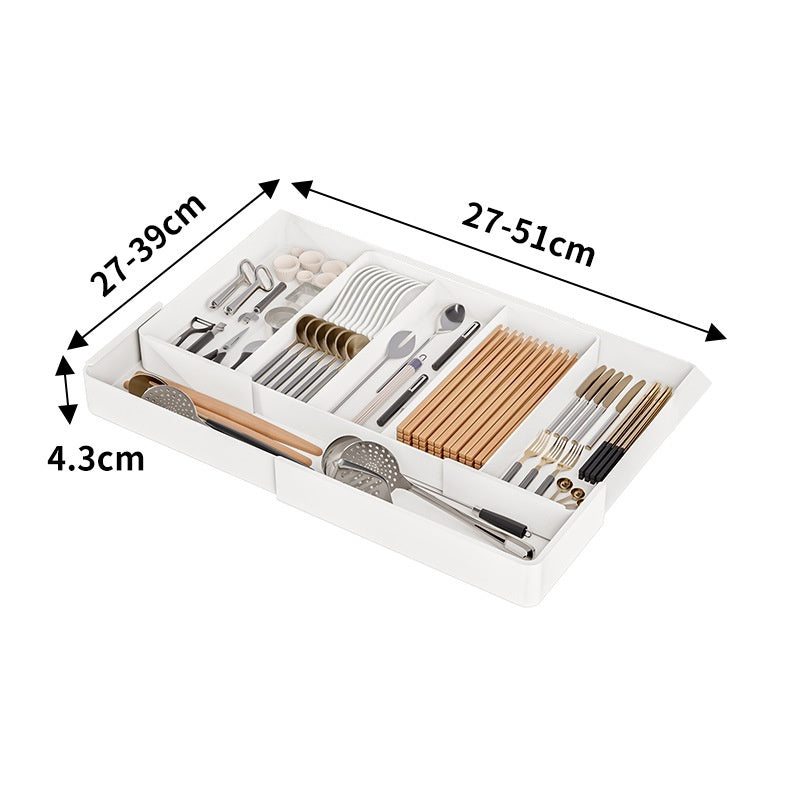 Kitchen Drawer Storage Partition Simple Chopsticks Knife And Fork Tableware