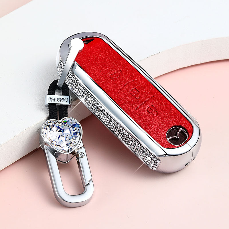 Diamond-encrusted Car Key Case Buckle Bag