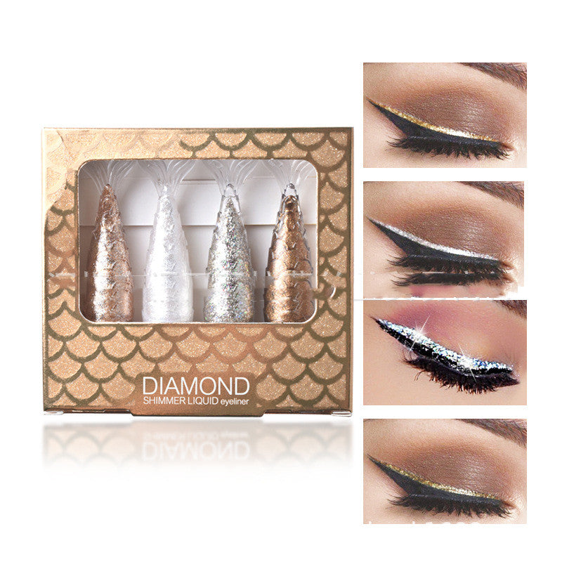 Eye-liner et fard à paupières liquide Mermaid Beauty Diamond Color
