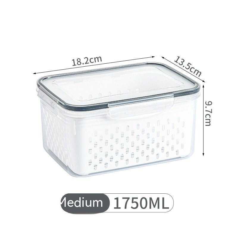 Boîte de conservation multifonctionnelle pour fruits et légumes, à placer au réfrigérateur