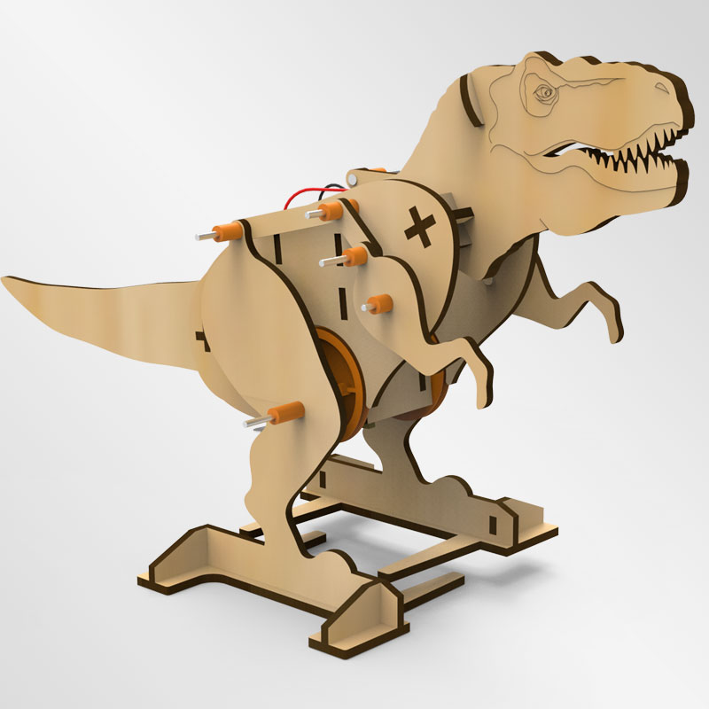 Assembled Dinosaur Toy Tyrannosaurus Rex Simulation Animal Model Large
