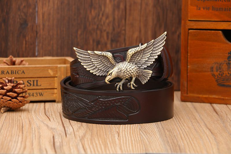 New Men's Top Leather Belt