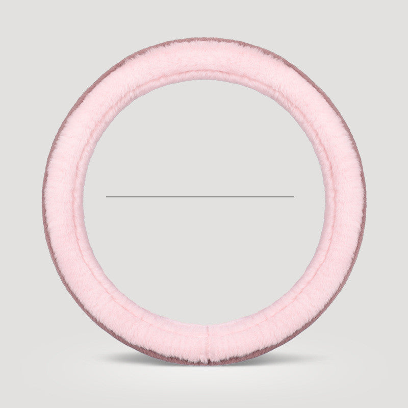 New Fashionable Rabbit Fleece For Automobile Steering Wheel Cover
