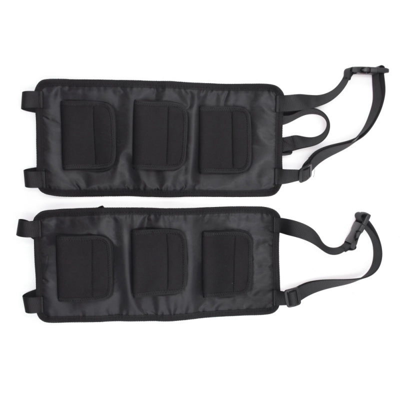Sac de rangement de canne à pêche suspendu en tissu Oxford pour siège de voiture avec sangle de fixation pour siège arrière de voiture