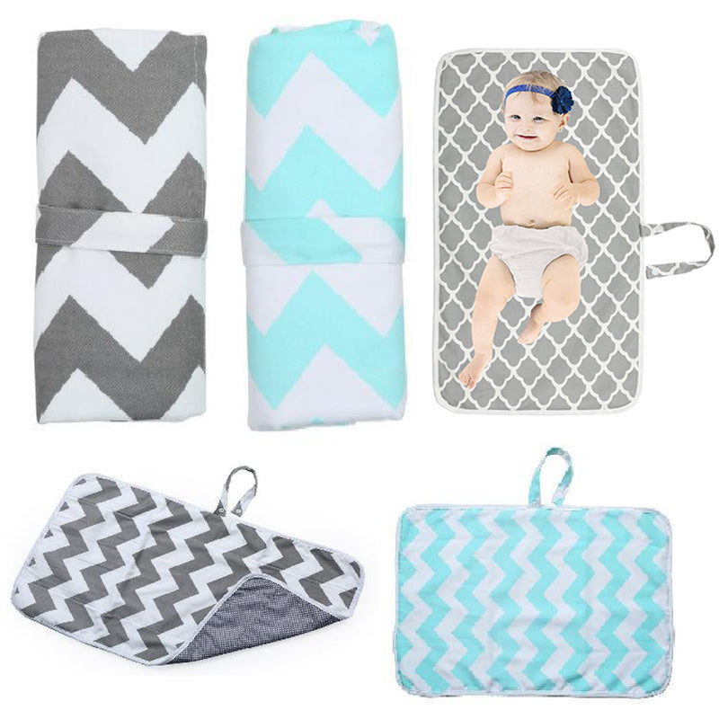 Foldable washable diaper bag