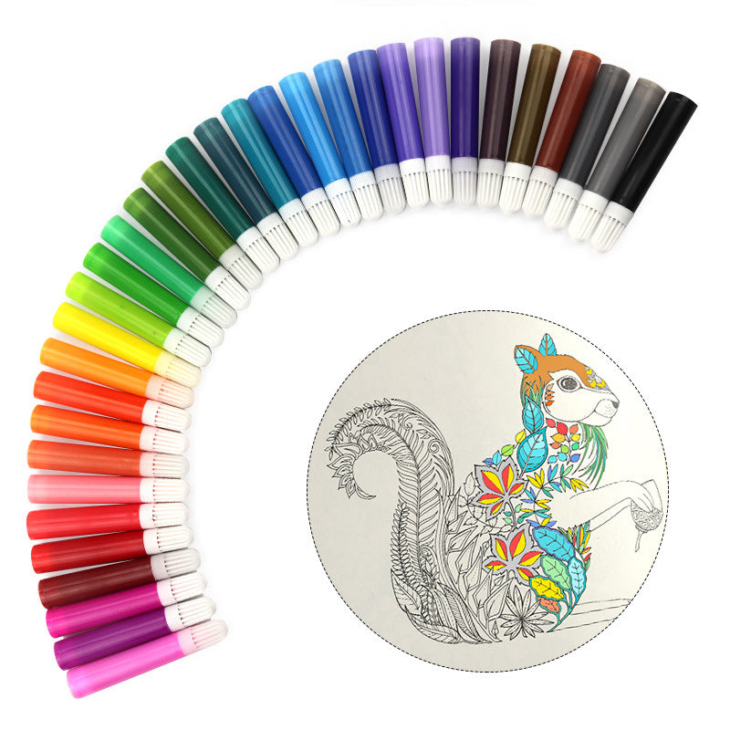 Assortiment de stylos aquarelle