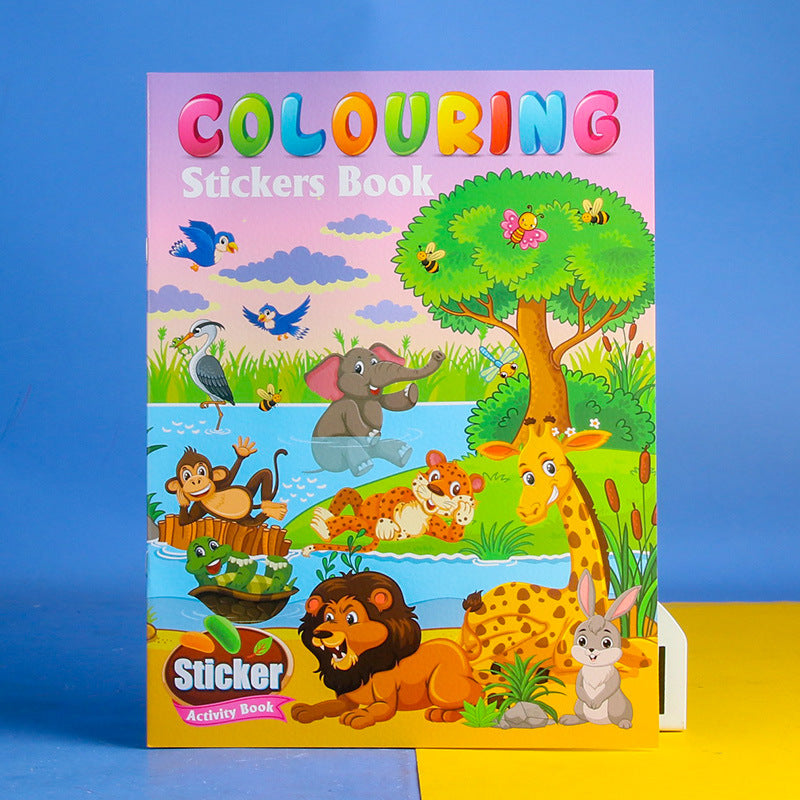 Cahier Grand Format A4 à Colorier Espace Enfants