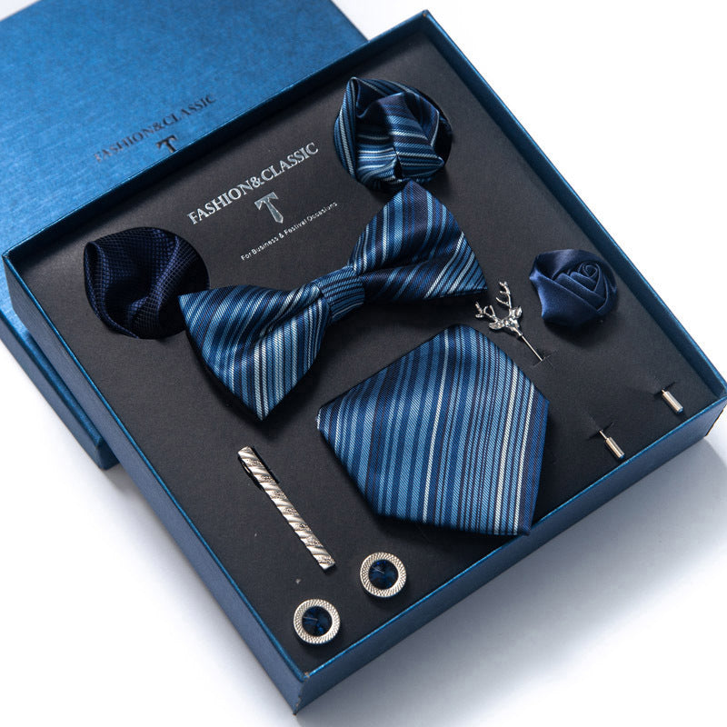Ensemble cravate et costume formel 8 pièces pour homme