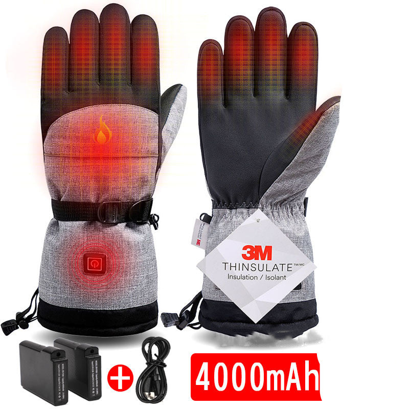 Winter Warming Full-finger Heating Electric Heating Gloves