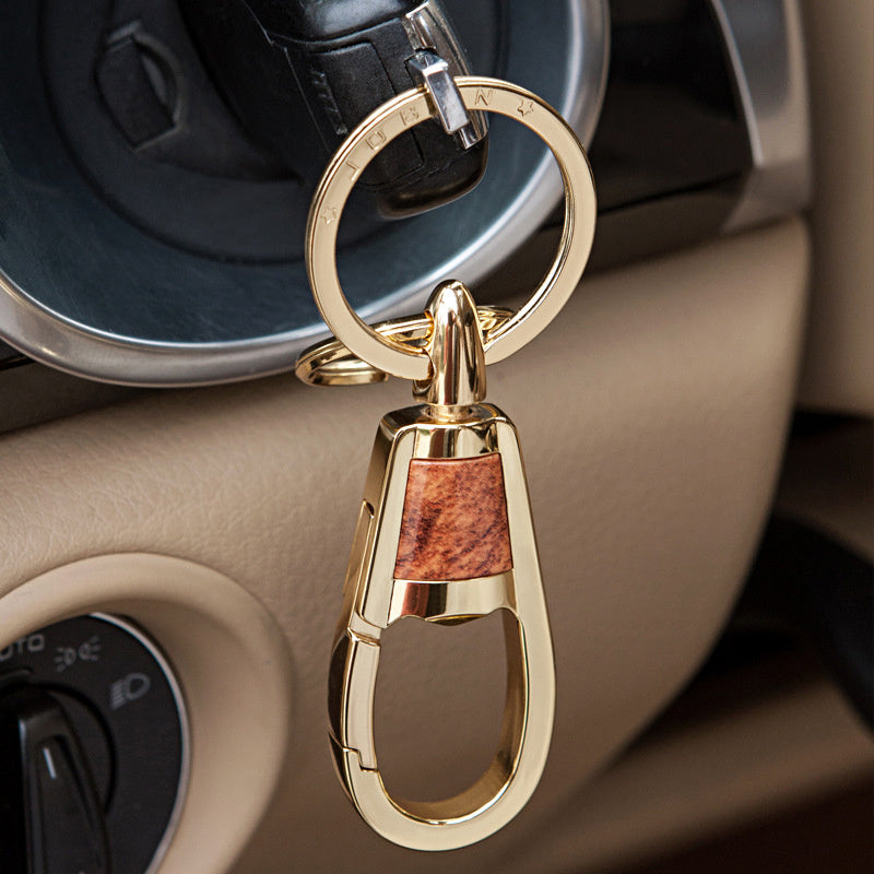 Men's Waist Mounted Car Metal Keychain