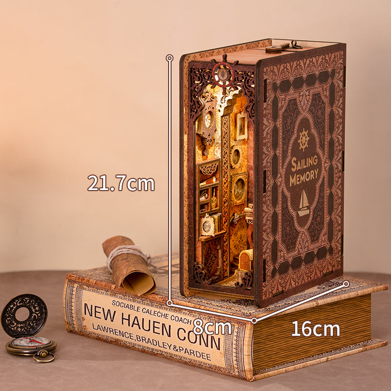 Handmade DIY Bookstand Assembled Miniature Model Ideas