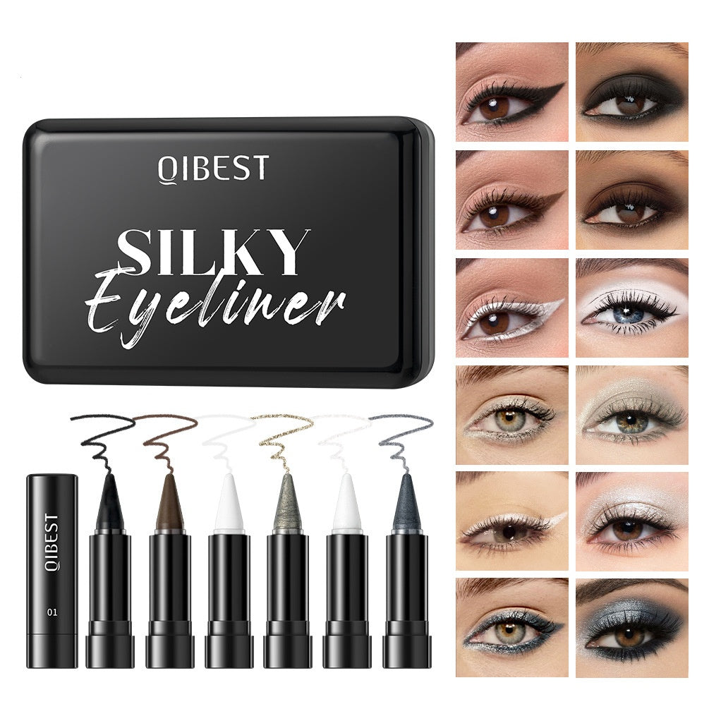 Eye Makeup Waterproof And Durable Creamy Matte Shimmer Quick-drying Eyeliner