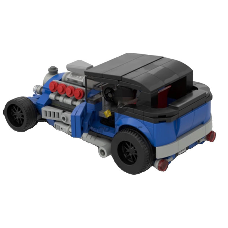 MOC-104840V8 Puzzle de voiture modifié Blocs de construction assemblés à la maison Jouet Modèle Cadeau pour garçon