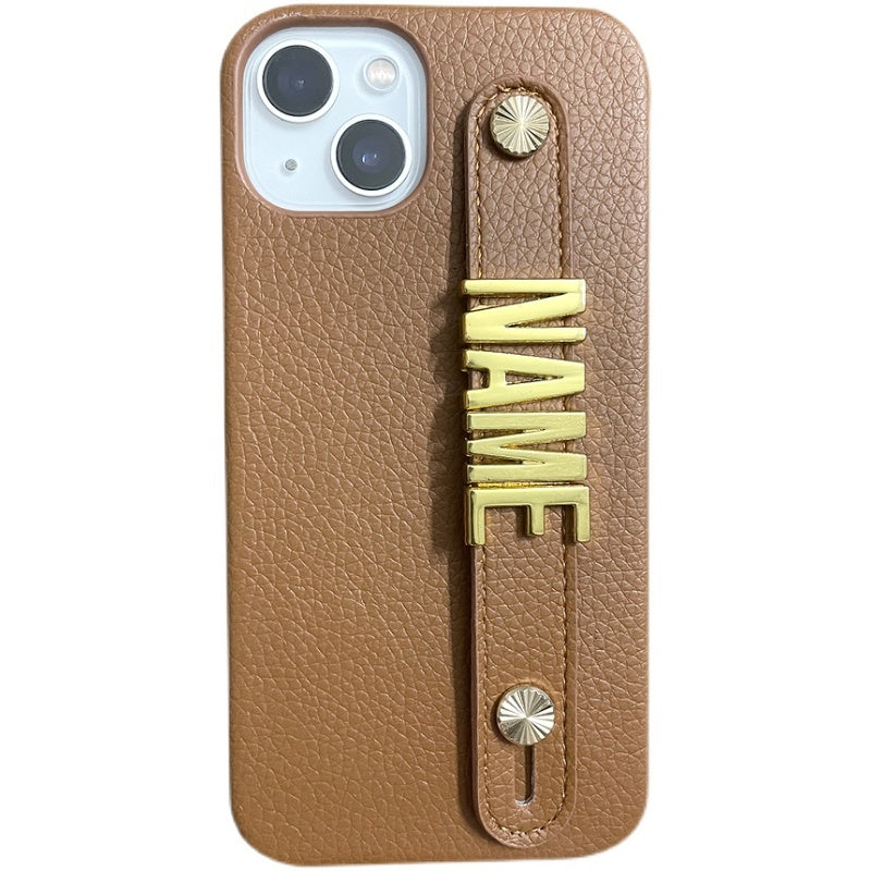 Fashion Wristband Leather Shatterproof Phone Case