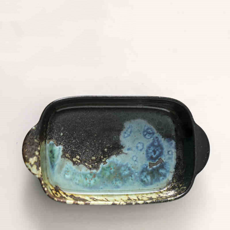 Creative Baking Rectangular Plate Kiln Baked Deep Plates