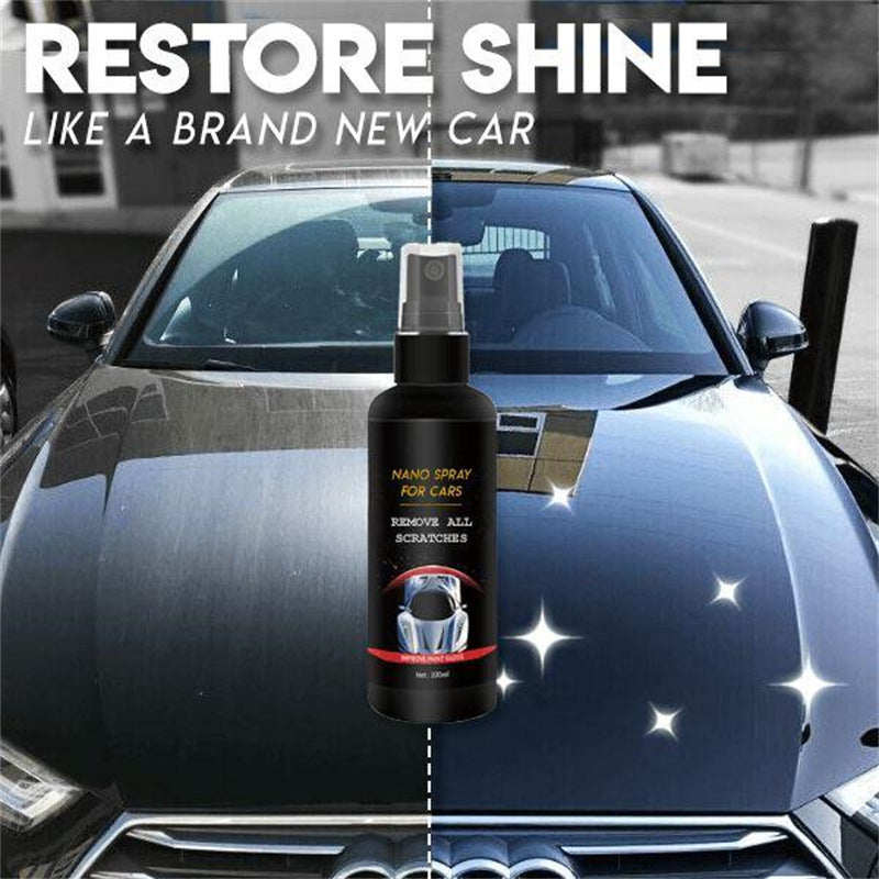 Liquid Spray For Waxing And Crystal Plating Of Automotive Coating Agent