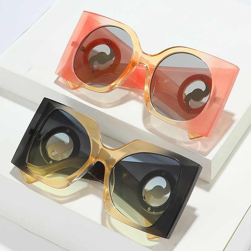 European And American Large Frame Women's Sunglasses