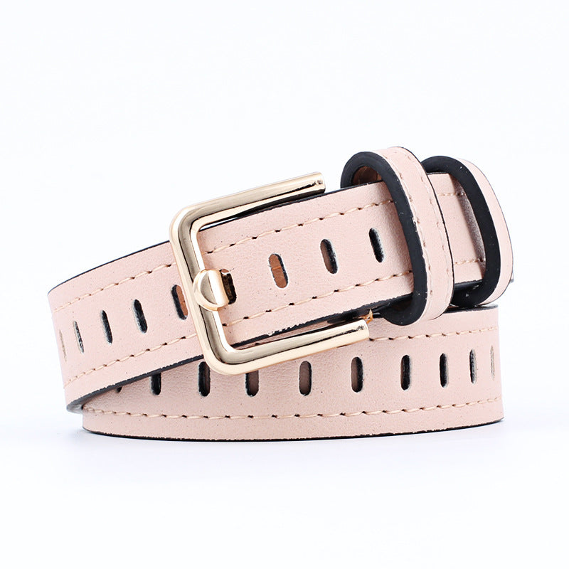 Fashion Ladies Without Needle Hollow Belt