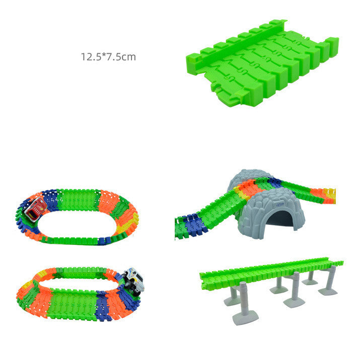 Jouets de construction pour piste électrique DIY pour enfants