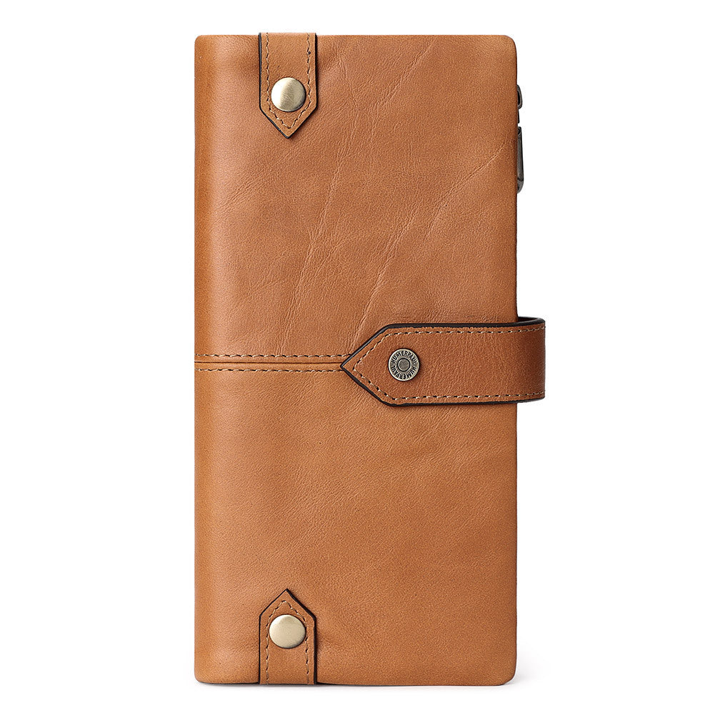 Portefeuille en cuir à la mode pour hommes et femmes