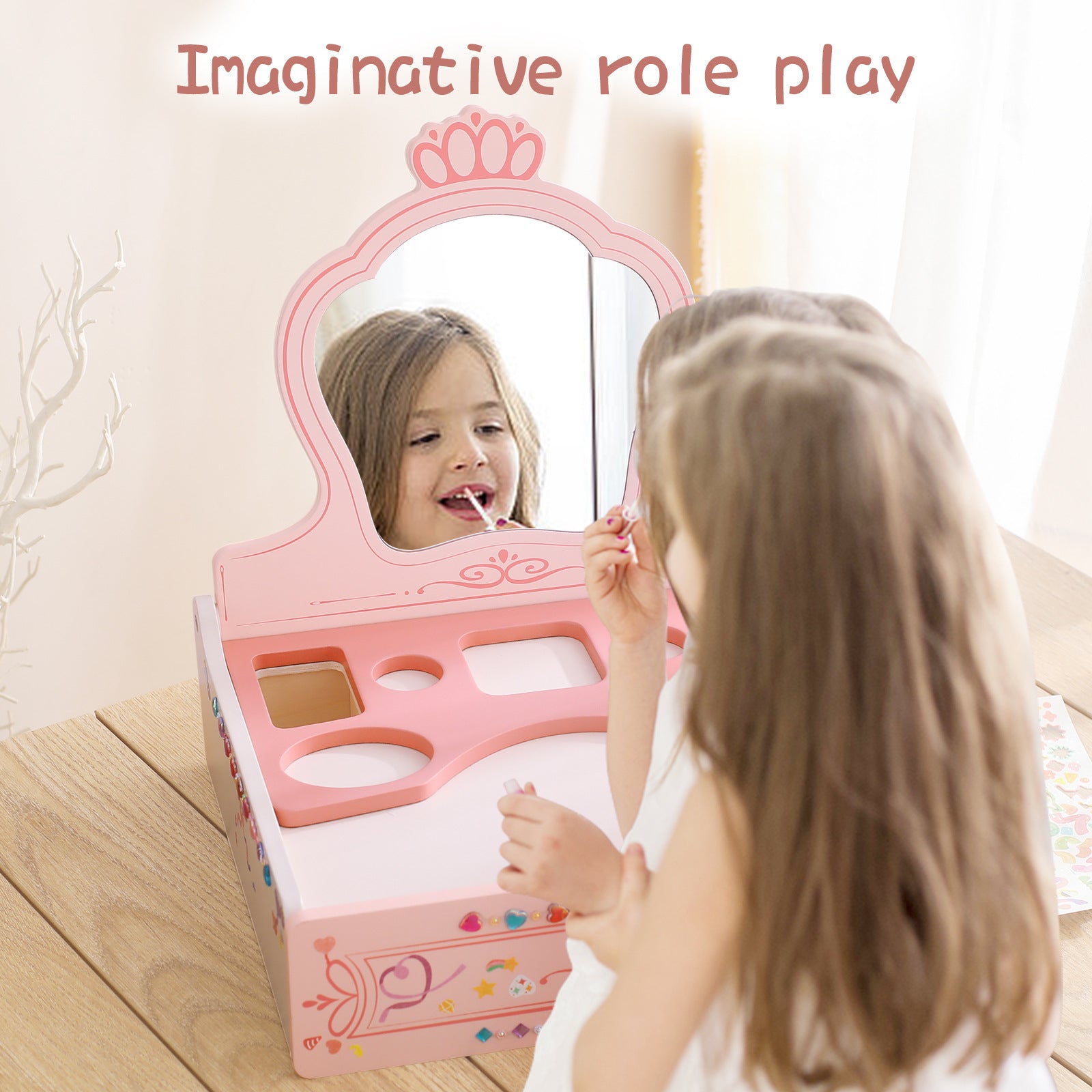 Maison de jeu de princesse pour fille de style nordique Jouets de maquillage