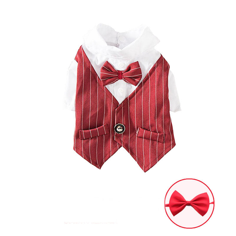 Fashion Simple Pet Dog Suit Shirt