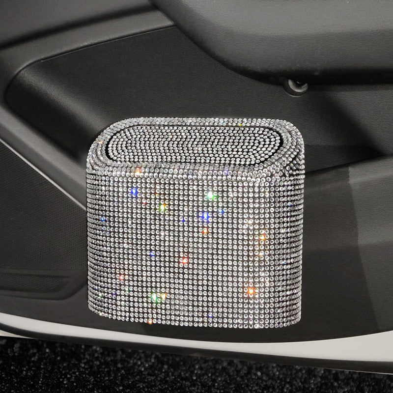 Creative And Simple Car Studded Trash Can