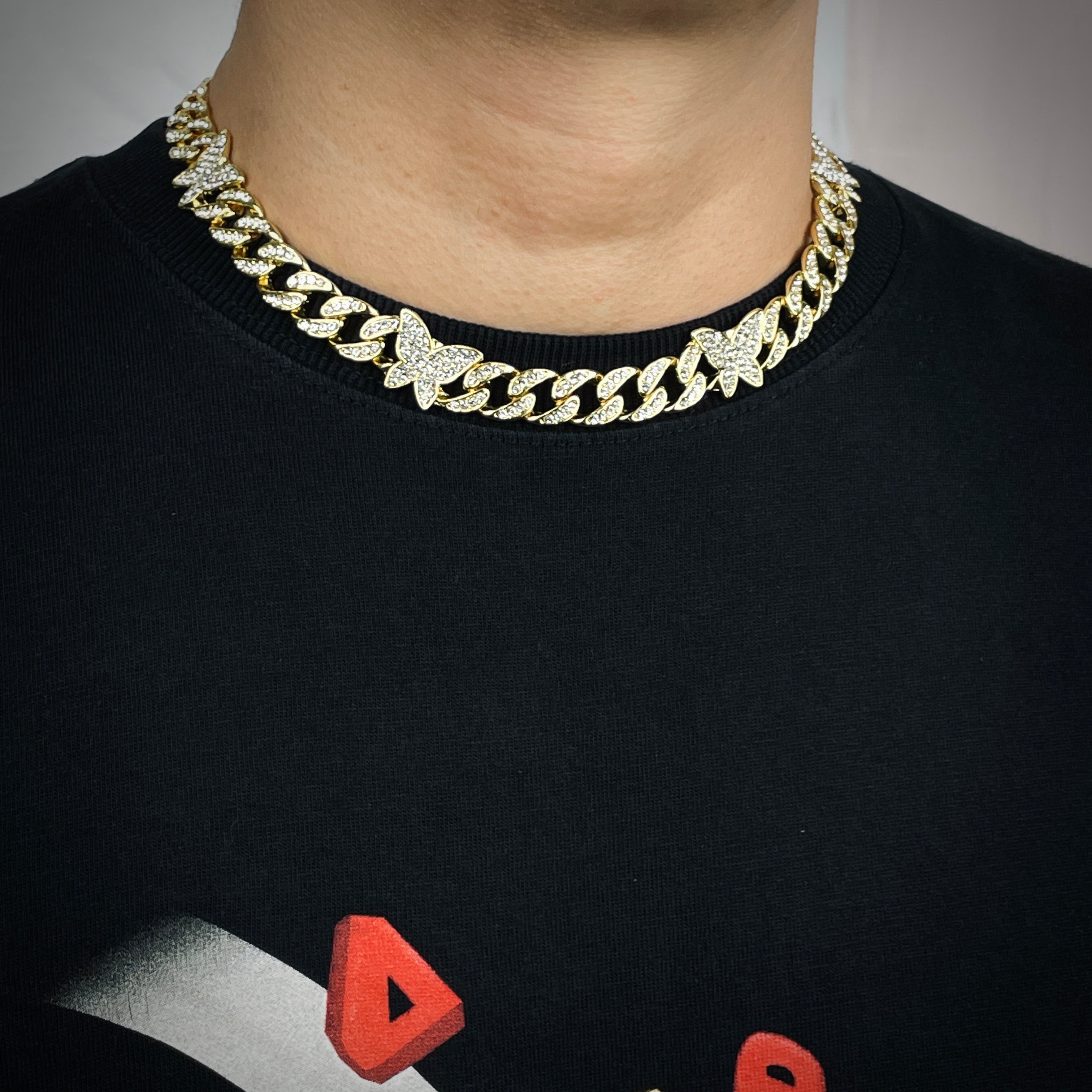 Butterfly Cuban Clavicle Chain Fashion