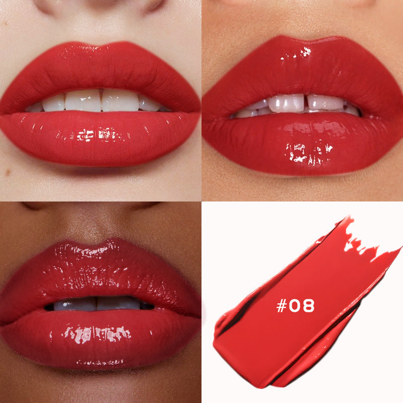 Rouge à lèvres effet miroir hydratant mat scintillant