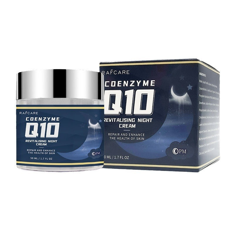 Crème de Nuit Q10 Hydratante et Réparatrice Rajeunissante