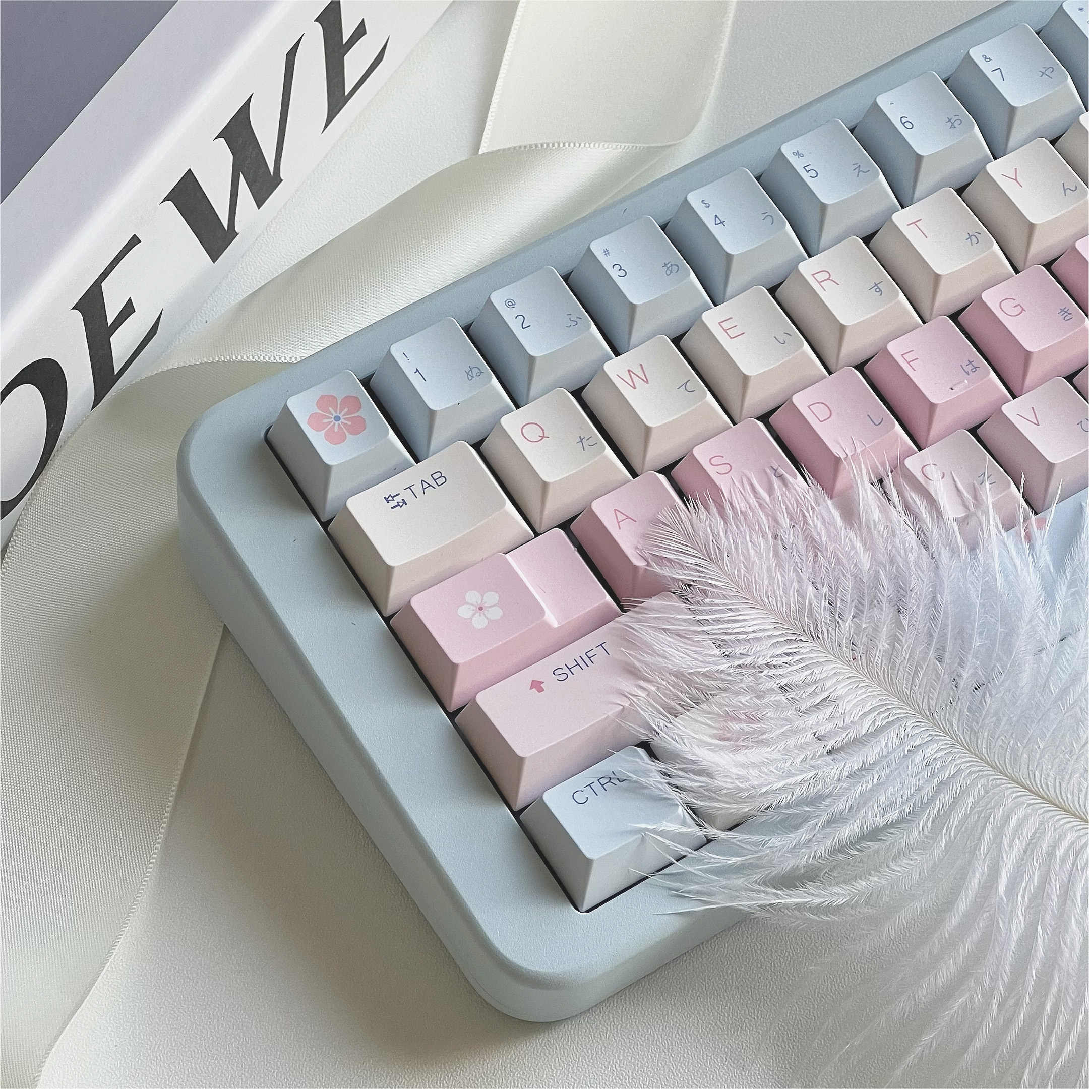 Simple Cute Printed Mechanical Keyboard Cap