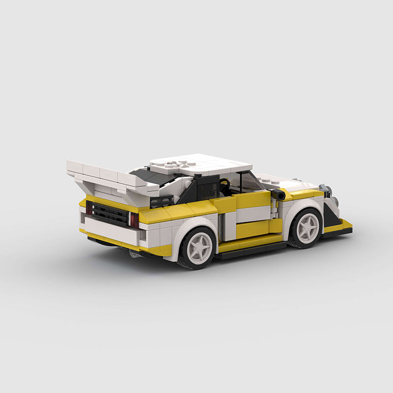 Assemblage de MOC de voiture de sport de course pour enfants