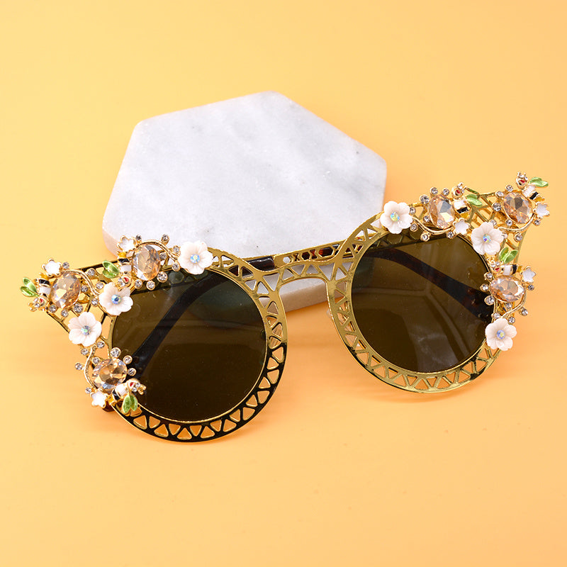 Lunettes de soleil de plage vent d'été fille personnalisée