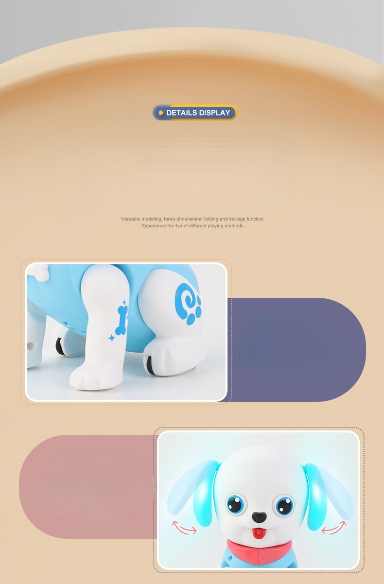 Electric Robot Dog Model Early Education Baby Toy