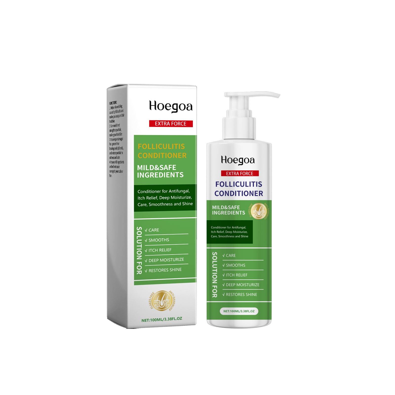 Hair conditioner for relieving folliculitis