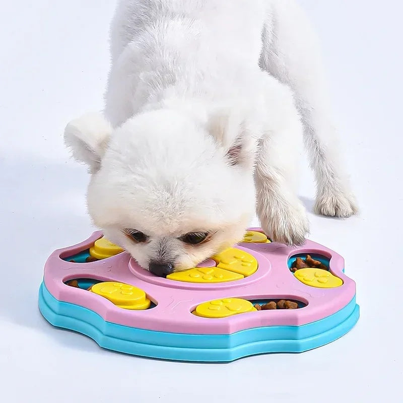 Toy Pet Dog Bowl Food Searching Multifunctional Food Box Interactive Games For Aggressive Chewer Gift