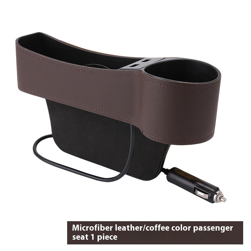 Car Seat Gap Storage Box Multi-function Dual USB Car