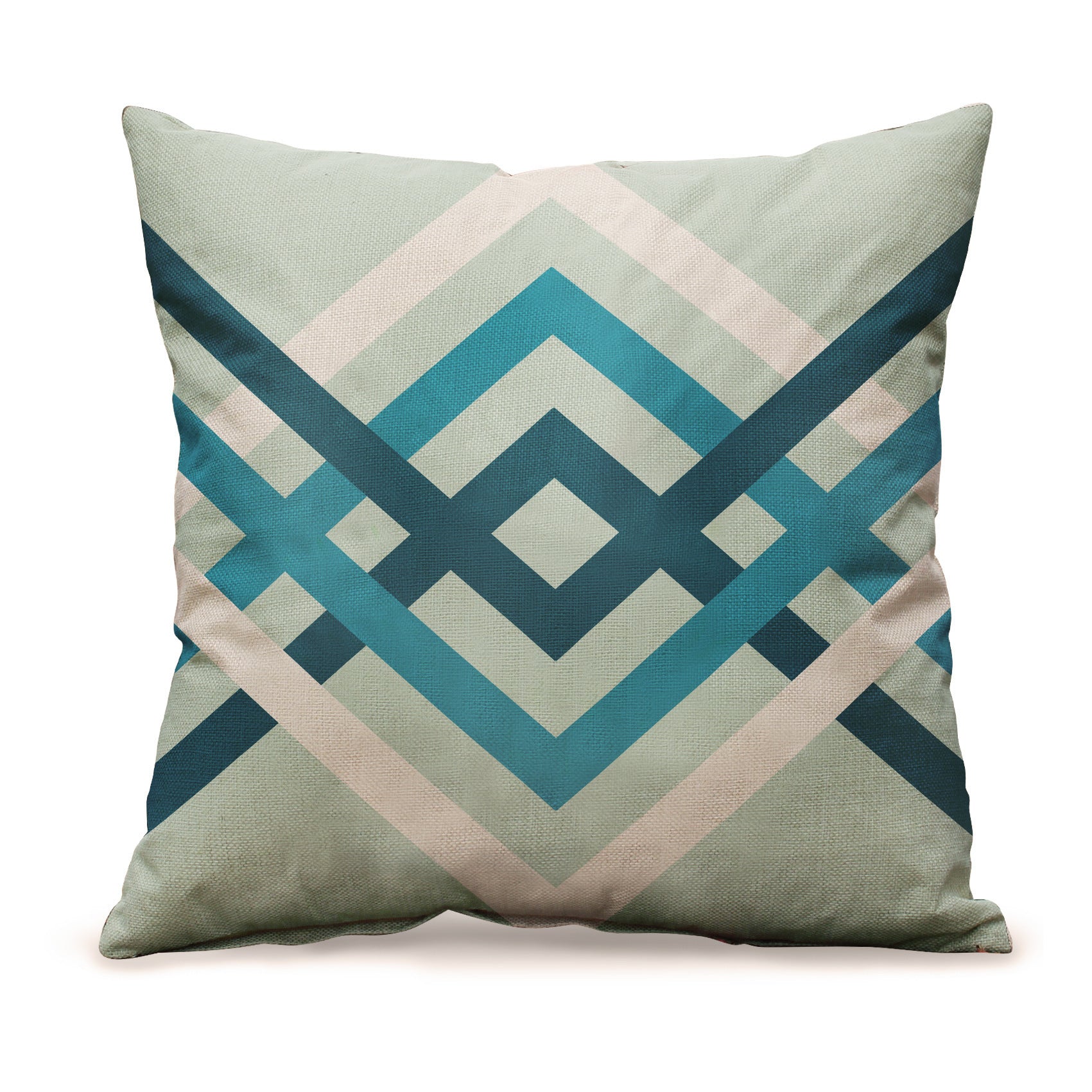 Pillow Cover Linen Cushion Sofa Car Back