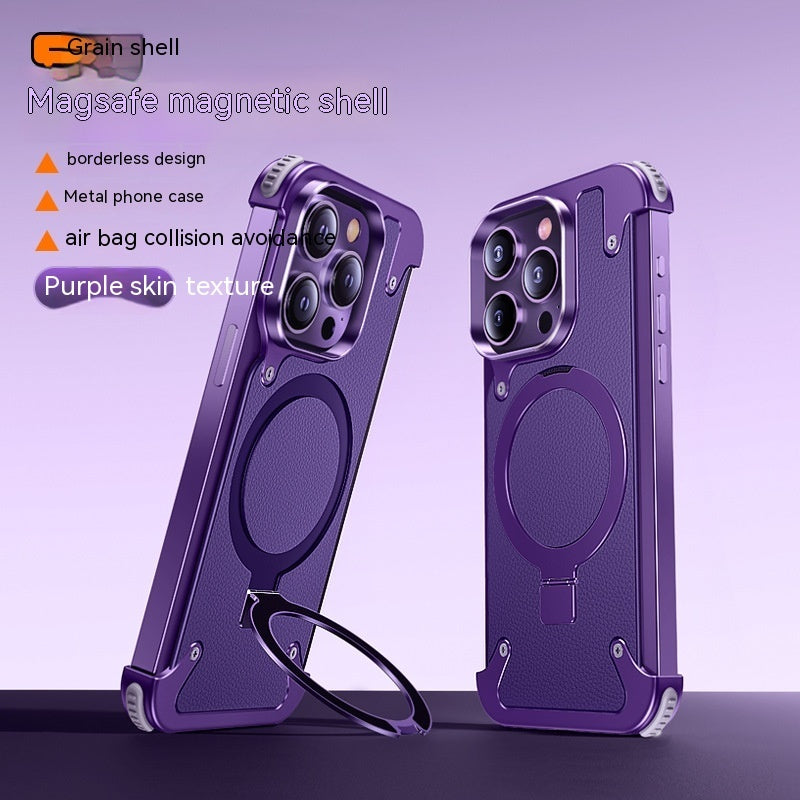 Metal Anti-fall Airbag Magnetic Phone Case
