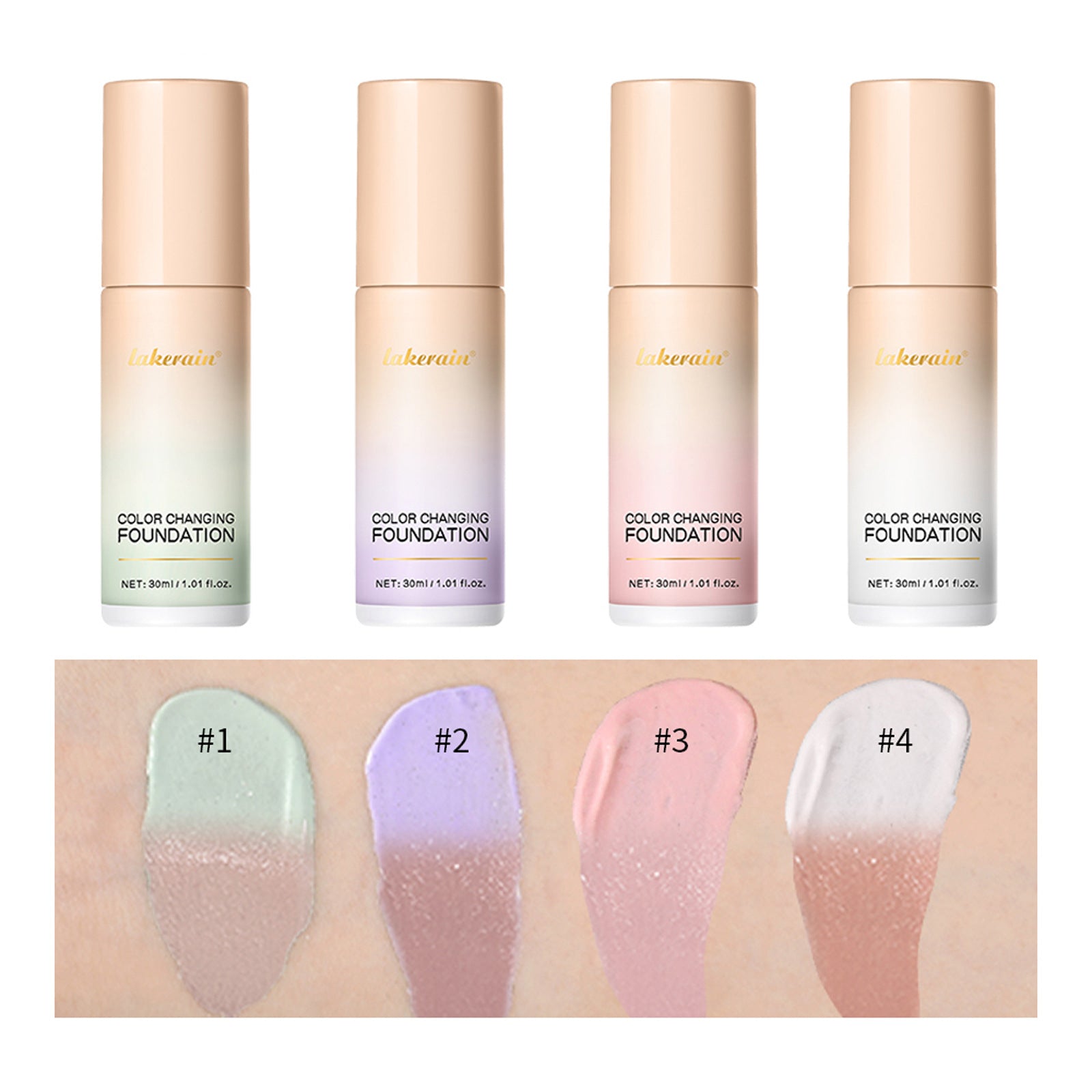 Discoloration Liquid Foundation Concealer Long-lasting Natural