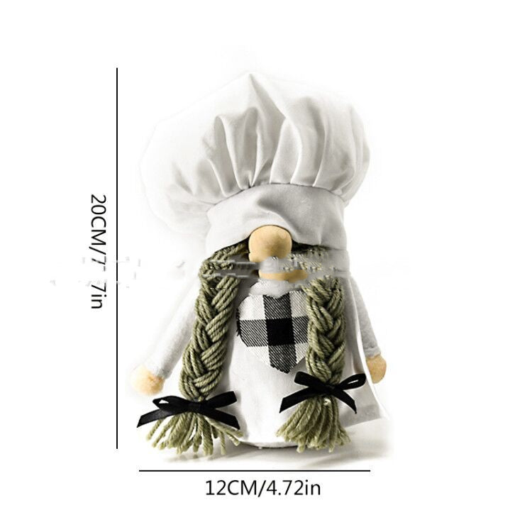 Decoration White Faceless Rudolph Valentine's Day Doll