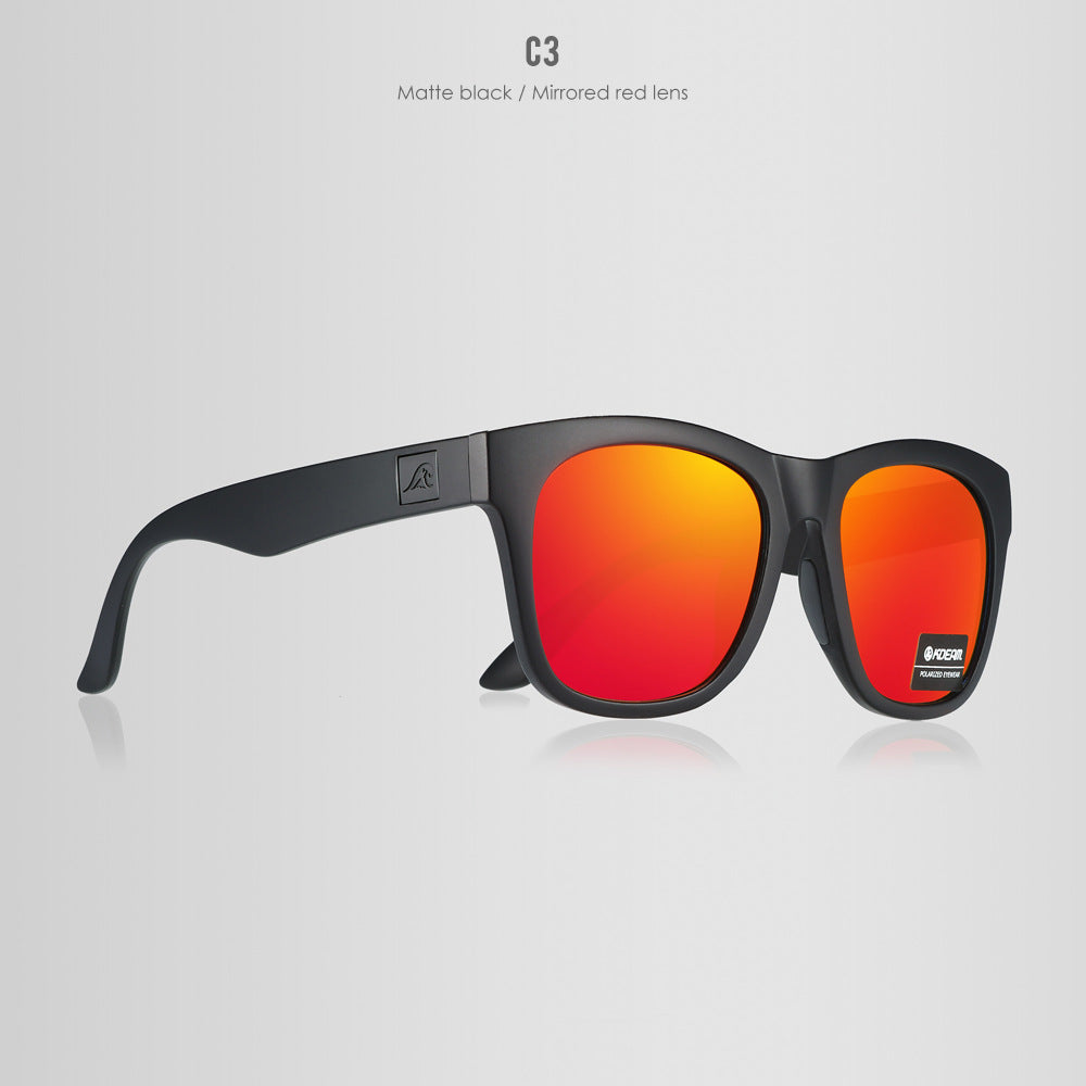 Lunettes de soleil polarisées épaissies, protection UV, pour l'extérieur