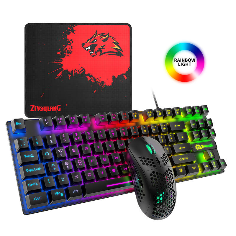 T2 Illuminant Keyboard Mouse Suit Computer Host Game